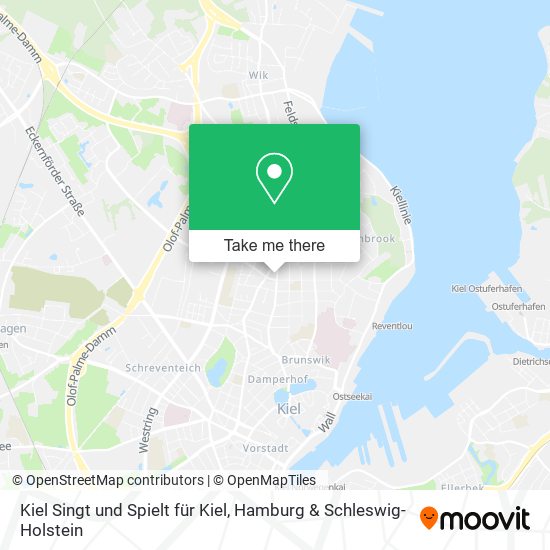 Карта Kiel Singt und Spielt für Kiel