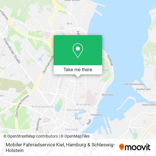 Карта Mobiler Fahrradservice Kiel