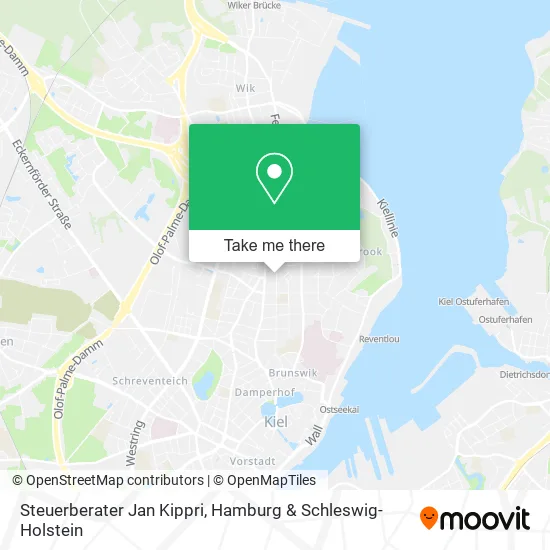 Карта Steuerberater Jan Kippri