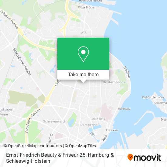 Ernst-Friedrich Beauty & Friseur 25 map