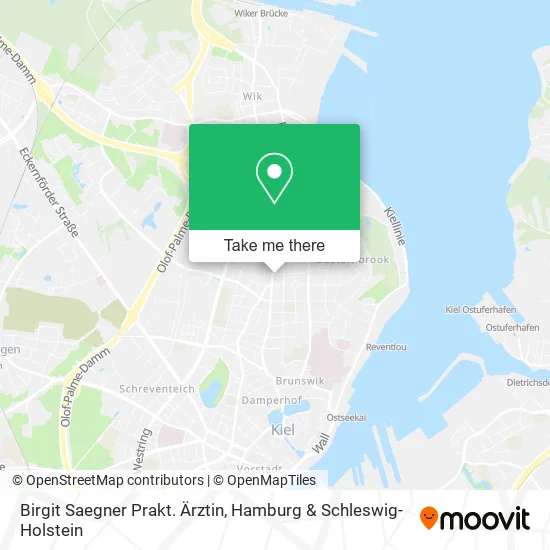 Карта Birgit Saegner Prakt. Ärztin