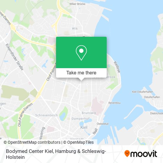 Bodymed Center Kiel map