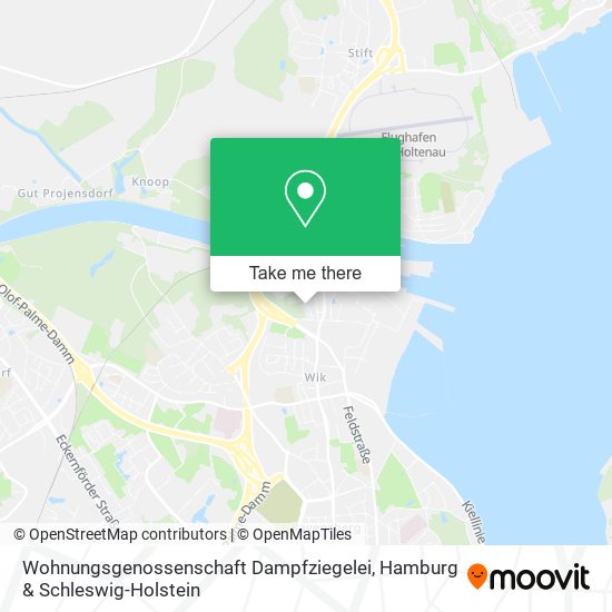 Wohnungsgenossenschaft Dampfziegelei map