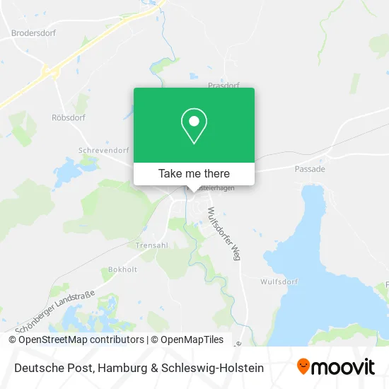 Карта Deutsche Post