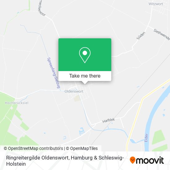 Ringreitergilde Oldenswort map