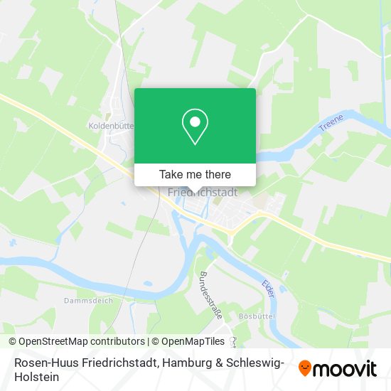 Rosen-Huus Friedrichstadt map