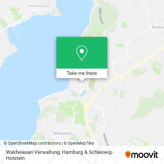 Waldwiesen Verwaltung map