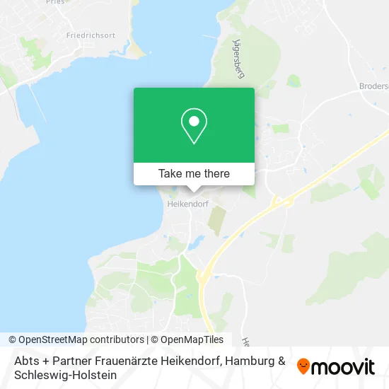 Карта Abts + Partner Frauenärzte Heikendorf