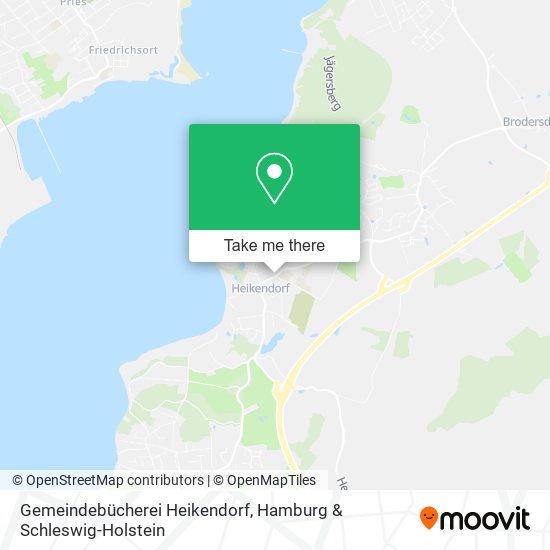 Gemeindebücherei Heikendorf map