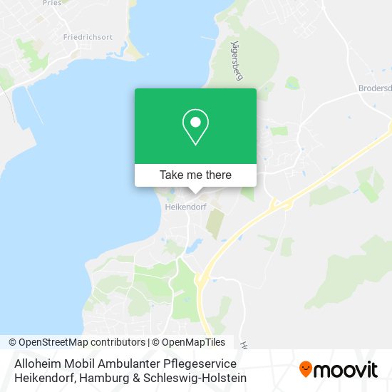 Карта Alloheim Mobil Ambulanter Pflegeservice Heikendorf