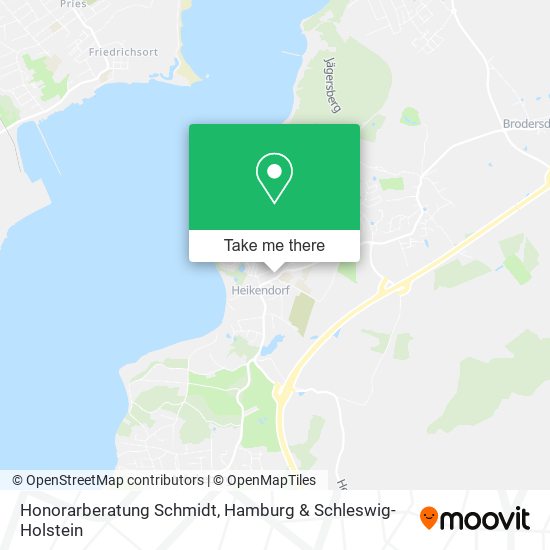 Honorarberatung Schmidt map