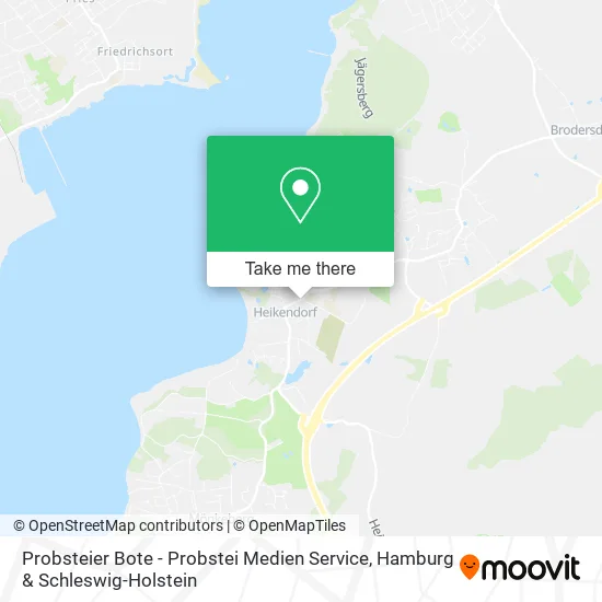 Карта Probsteier Bote - Probstei Medien Service