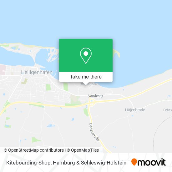 Kiteboarding-Shop map