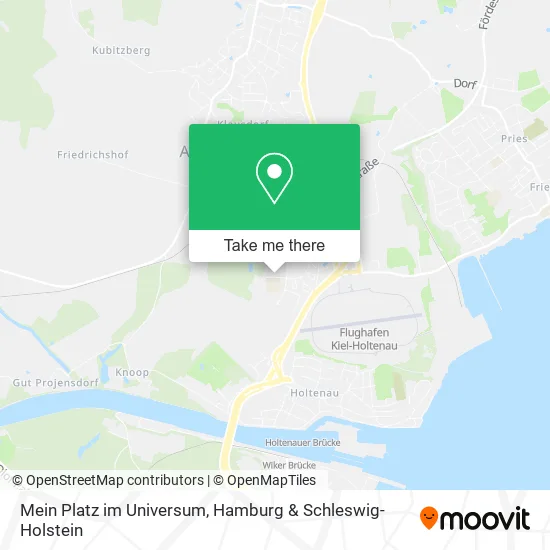 Карта Mein Platz im Universum