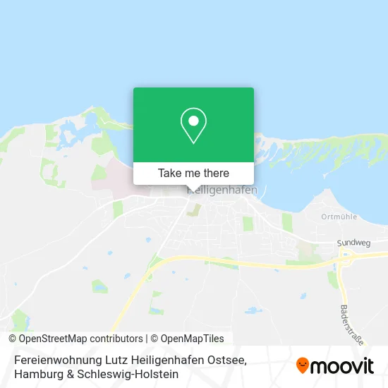 Карта Fereienwohnung Lutz Heiligenhafen Ostsee