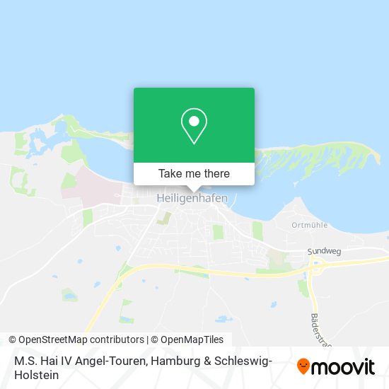 M.S. Hai IV Angel-Touren map