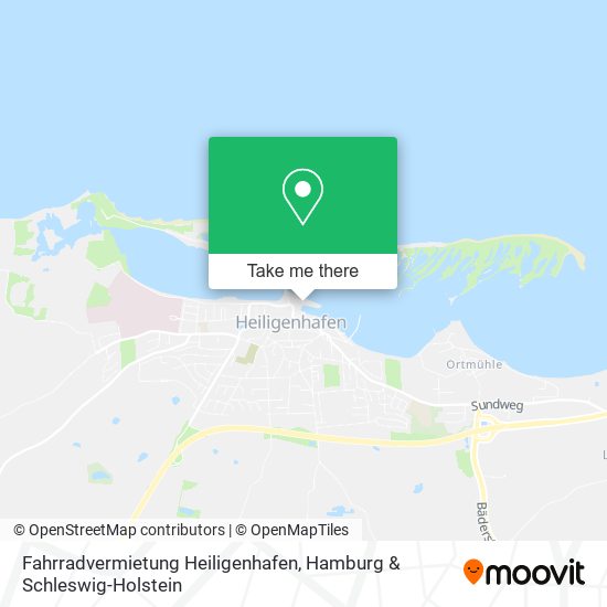 Карта Fahrradvermietung Heiligenhafen