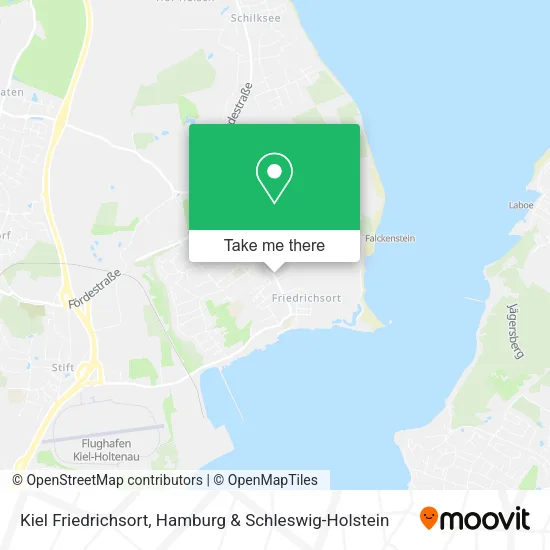 Карта Kiel Friedrichsort