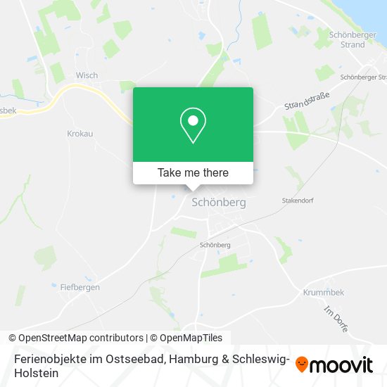 Ferienobjekte im Ostseebad map