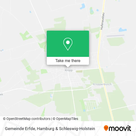 Карта Gemeinde Erfde