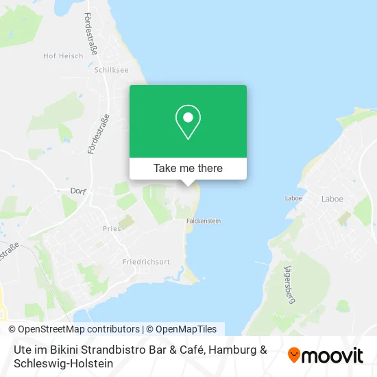 Карта Ute im Bikini Strandbistro Bar & Café