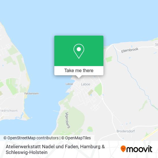Atelierwerkstatt Nadel und Faden map