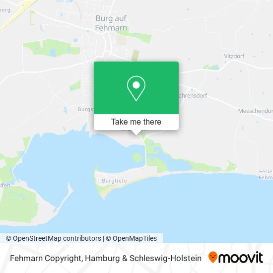 Карта Fehmarn Copyright