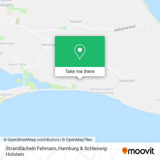 Strandlächeln Fehmarn map