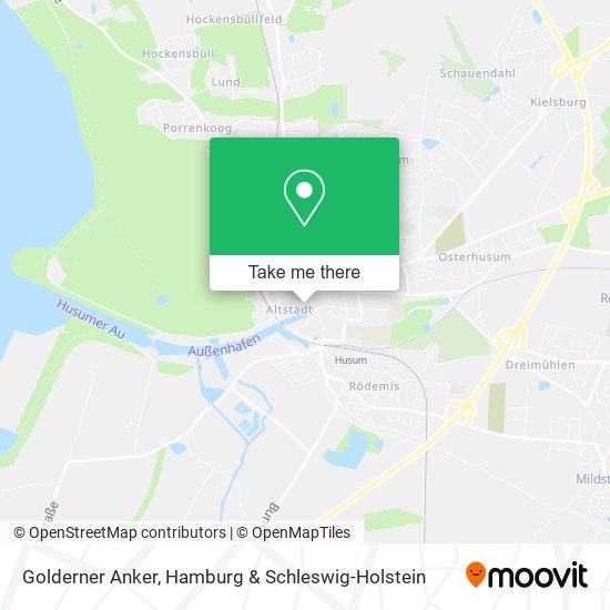 Golderner Anker map