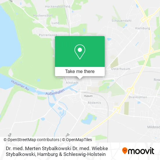 Карта Dr. med. Merten Stybalkowski Dr. med. Wiebke Stybalkowski