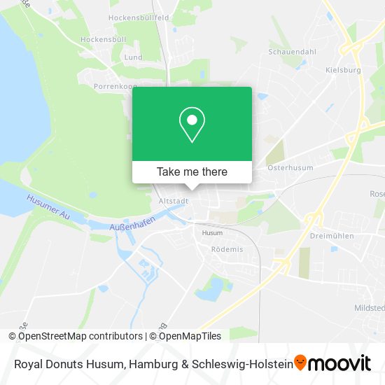 Royal Donuts Husum map