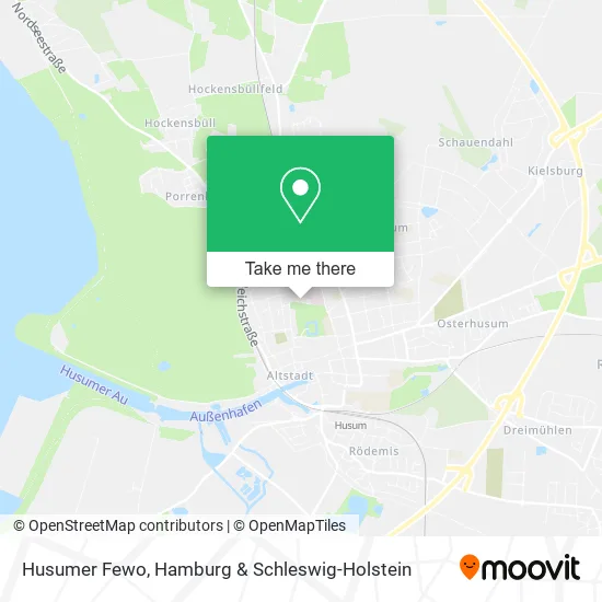Карта Husumer Fewo