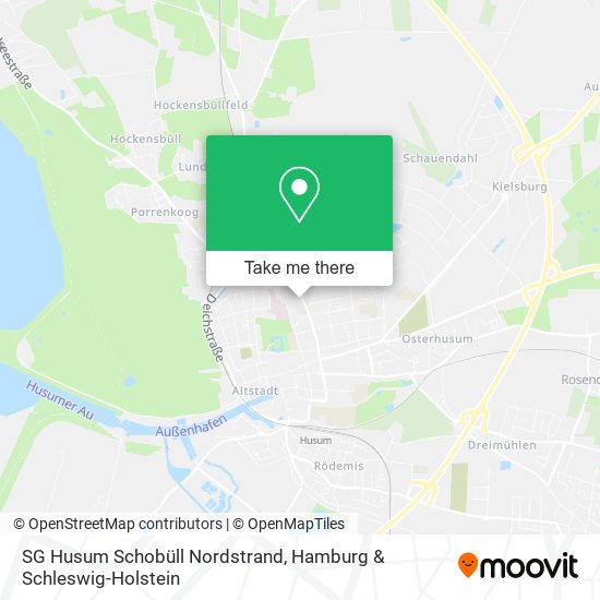 SG Husum Schobüll Nordstrand map