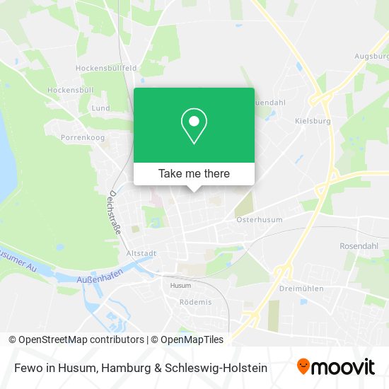 Fewo in Husum map