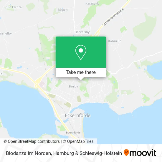 Карта Biodanza im Norden