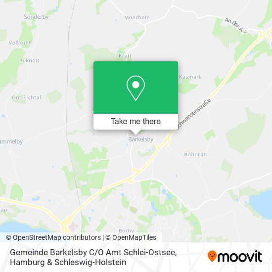 Gemeinde Barkelsby C / O Amt Schlei-Ostsee map