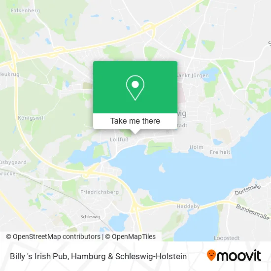 Карта Billy 's Irish Pub