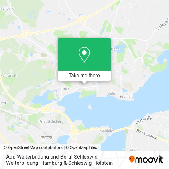 Agp Weiterbildung und Beruf Schleswig Weiterbildung map