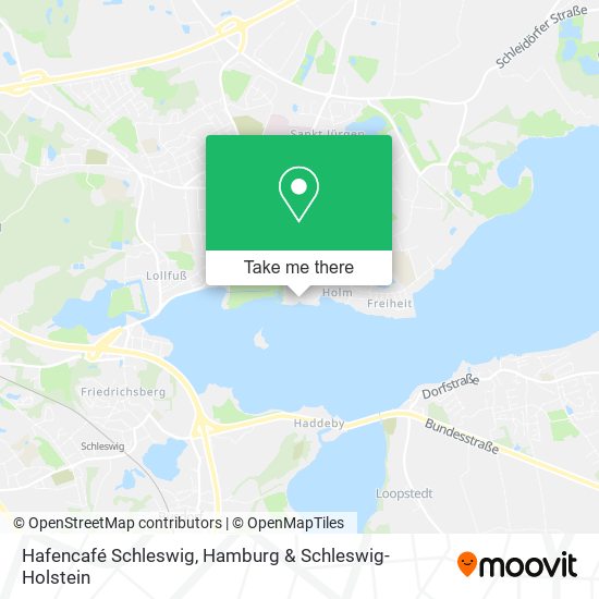 Hafencafé Schleswig map