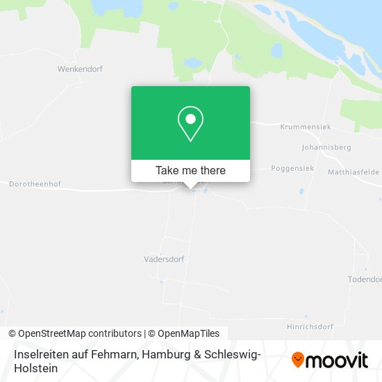 Inselreiten auf Fehmarn map