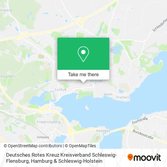 Deutsches Rotes Kreuz Kreisverband Schleswig-Flensburg map