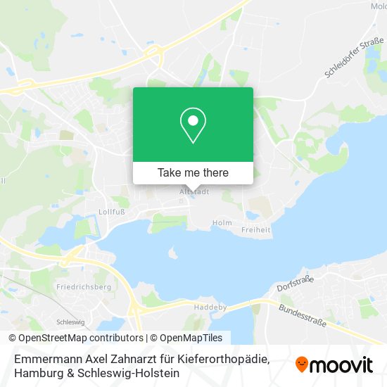 Emmermann Axel Zahnarzt für Kieferorthopädie map