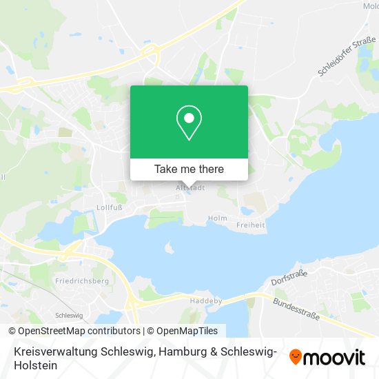 Kreisverwaltung Schleswig map