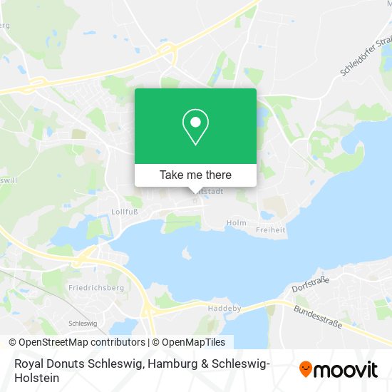 Royal Donuts Schleswig map