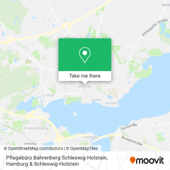 Pflegebüro Bahrenberg Schleswig-Holstein map