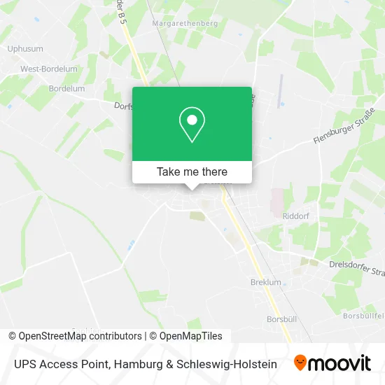 UPS Access Point map