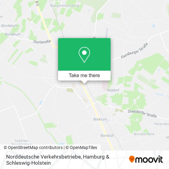 Norddeutsche Verkehrsbetriebe map