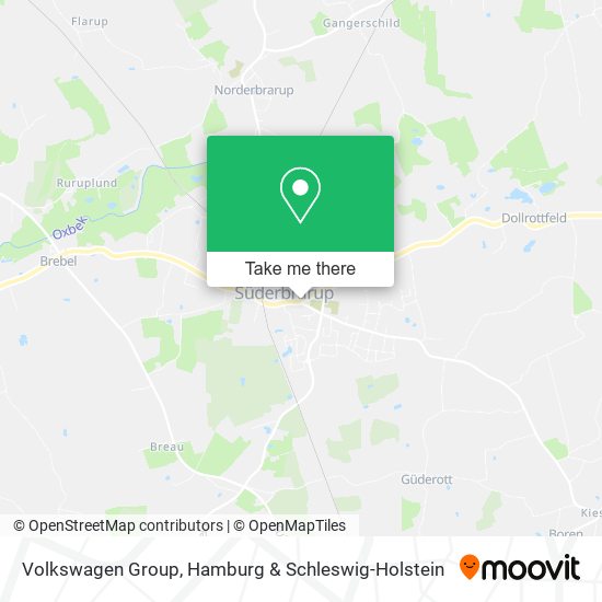 Volkswagen Group map