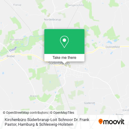 Kirchenbüro Süderbrarup-Loit Schnoor Dr. Frank Pastor map