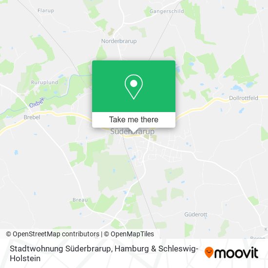 Stadtwohnung Süderbrarup map